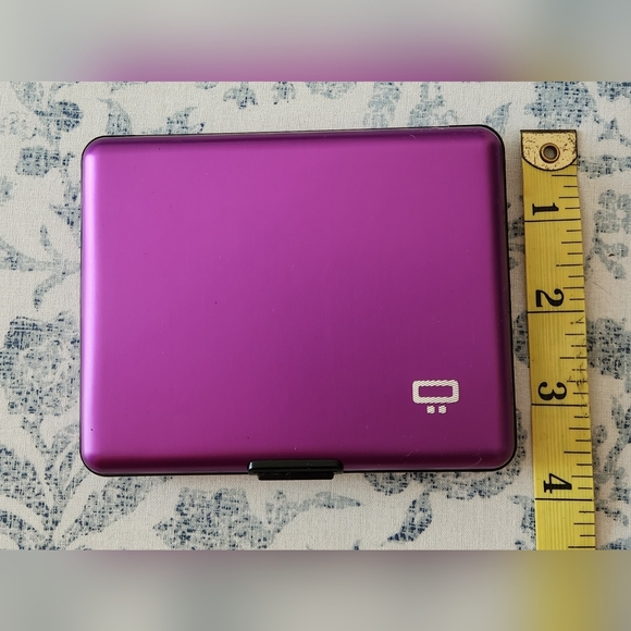 Purple Accordion Aluminum Wallet - Picture 5 of 6